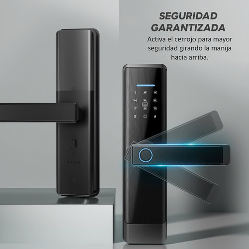 Imagen 4 de 9 de Cerradura Inteligente Smart Bluetooth Huella App Código H27