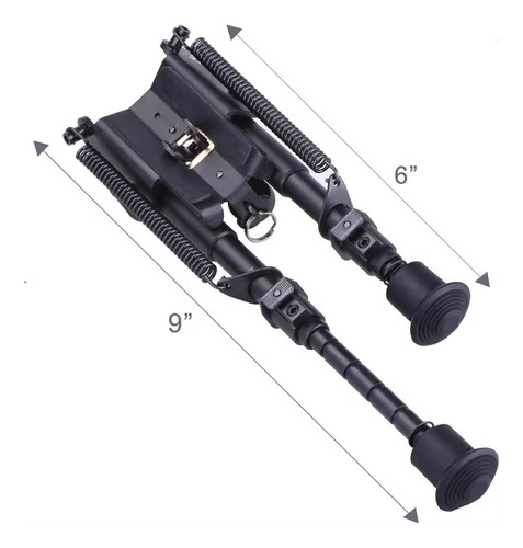 Bípode Táctico Ajustable De 20mm Para Caza Rifle Sniper