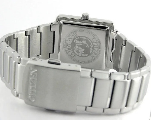 Imagen 3 de 5 de Reloj Citizen Unisex Bj6431-56 Acero Ecodrive Cristal Zafiro