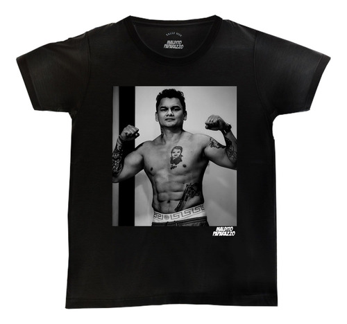 Chino Maidana Blanco Y Negro (boxeo) - Remera 100 % Algodón 