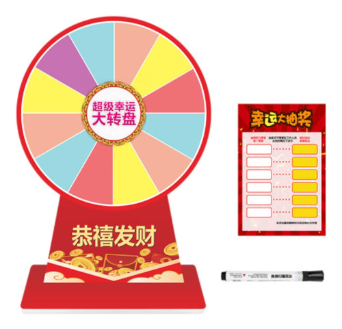 Ruleta De Mesa Con Premio De 12 Pulgadas Para Multicolor C