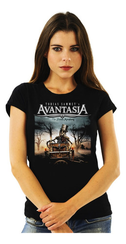 Polera Mujer Avantasia The Wicked Symphony Metal Impresión D