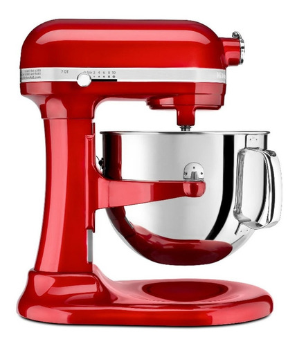 Batedeira com pedestal KitchenAid Pro 600 KEC50C passion red 220 V