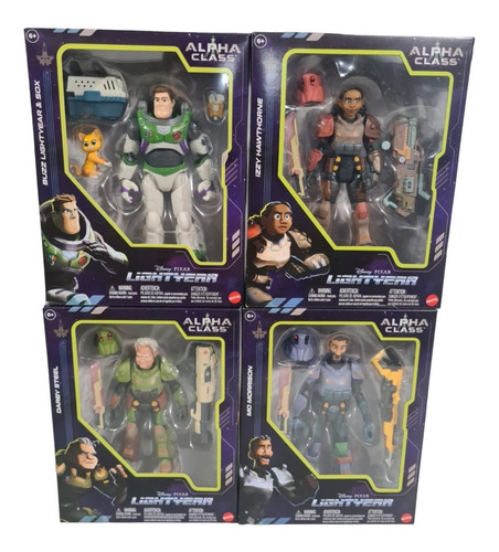 Disney Pixar Lightyear Alpha Class Buzz Lightyear Izzy Mo 4p