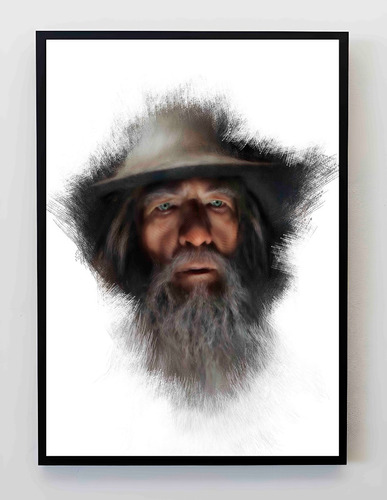 Cuadro 33x48cm Poster Gandalf El Señor De Los Anillos