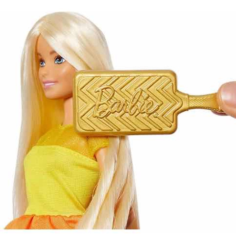 Muñeca Barbie Peinados De Ensueño Mattel Con Accesorios
