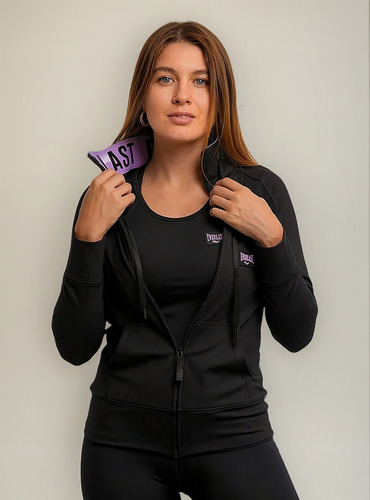 Chamarra Deportiva Con Cuello Alto Para Mujer Everlast