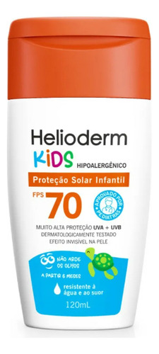 Protetor Solar Helioderm Kids Fps70 120ml