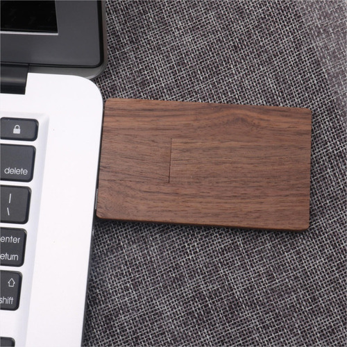 Imagem 2 de 8 de Flash Drive De Madeira 16gb