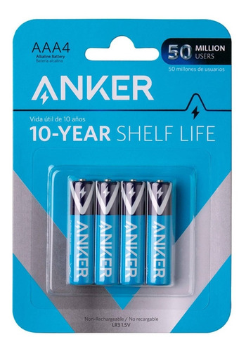 Pilas Anker Alcal Aaa 4-pack