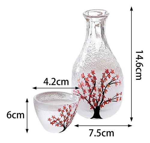 . Juego De Vasos Japoneses Para Sake 1 Jarra 2 Taza