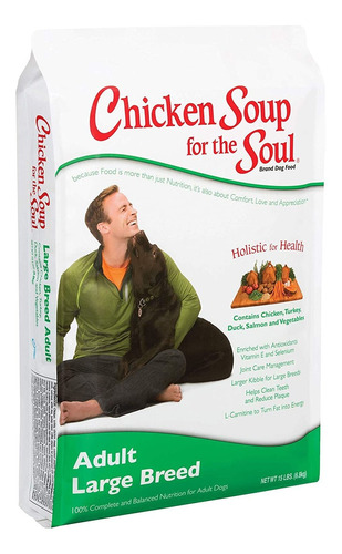 Sopa De Pollo Para El Alma Perro Adulto De Raza Grande 30 Lb