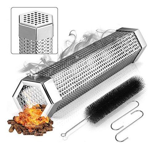 Tubo Ahumador De Pellets Realcook De 12 Pulgadas: Tubo De