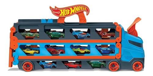 Imagem 2 de 10 de Hot Wheels City Guincho Pista Corridas Speedway Hauler Gvg37