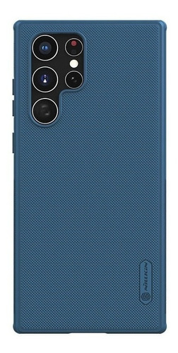 Case Delgado Mate Para Galaxy S22 Ultra Policarbonato Azul