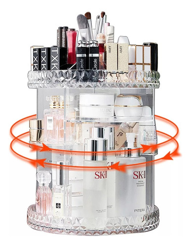 Organizador De Maquillaje Con Rotación Multifuncional