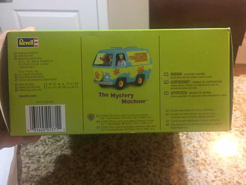 1/24 Mystery Machine Scooby Doo Camioneta Armable Van Nueva