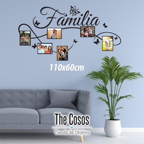 Vinilo Adhesivo Decorativo Familia Para Colocar Fotos 