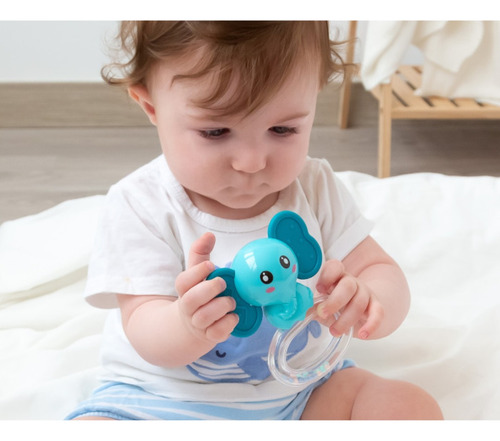 Imagen 3 de 6 de Sonajero Para Bebe Didactico Huanger Baby Rattles