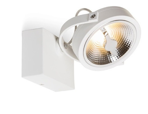 Spot Orientable Con Ar111 Led  En Color Blanco O Negro