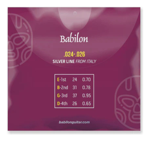 Set De Cuerdas De Nylon Para Ukulele Euk10/2426 Babilon
