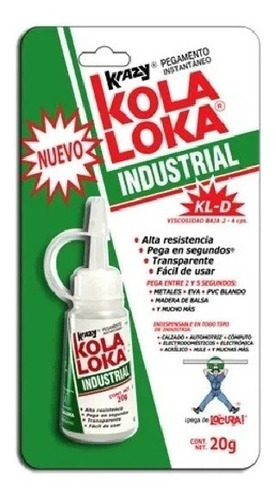 Pegamento Líquido Kola Loka Industrial KL-D no tóxico