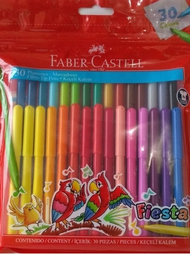 Plumones Faber Castell X 30