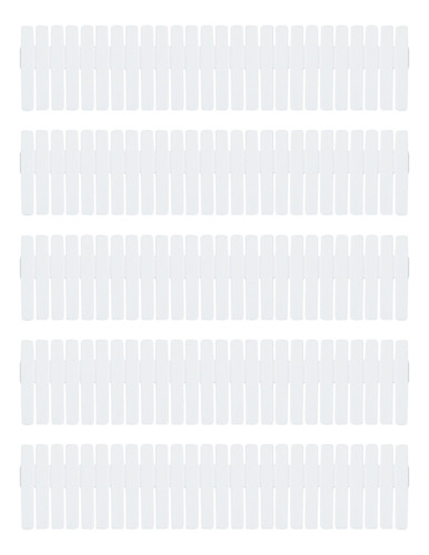 Divisores De Cajones De Plástico De 20 Piezas, Partición De