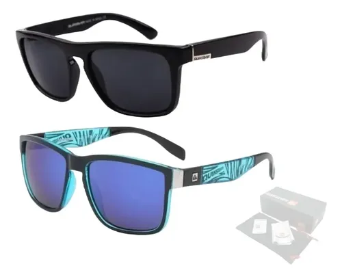 Kit 2 Óculos De Sol Masculino Uv400 Quiksilver Promoção + Nf