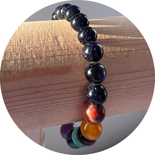 Pulsera De Protección Polvo De Estrellas 7 Chakras / Suerte