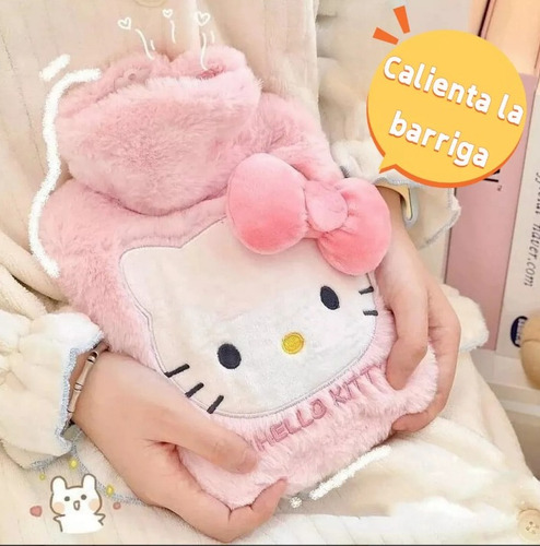 Peluche Compresa Hello Kitty Bolsa Termica Agua Caliente Rosa