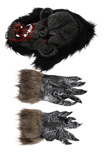 1 Juego De Guantes De Gorila Para Halloween, Accesorios De R