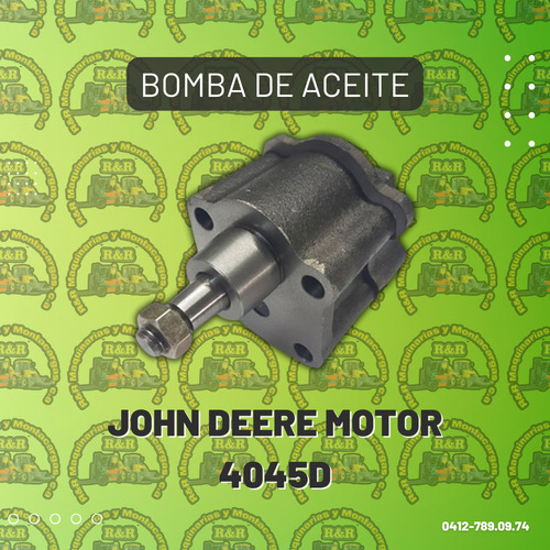 Bomba De Aceite John Deere Motor 4045d