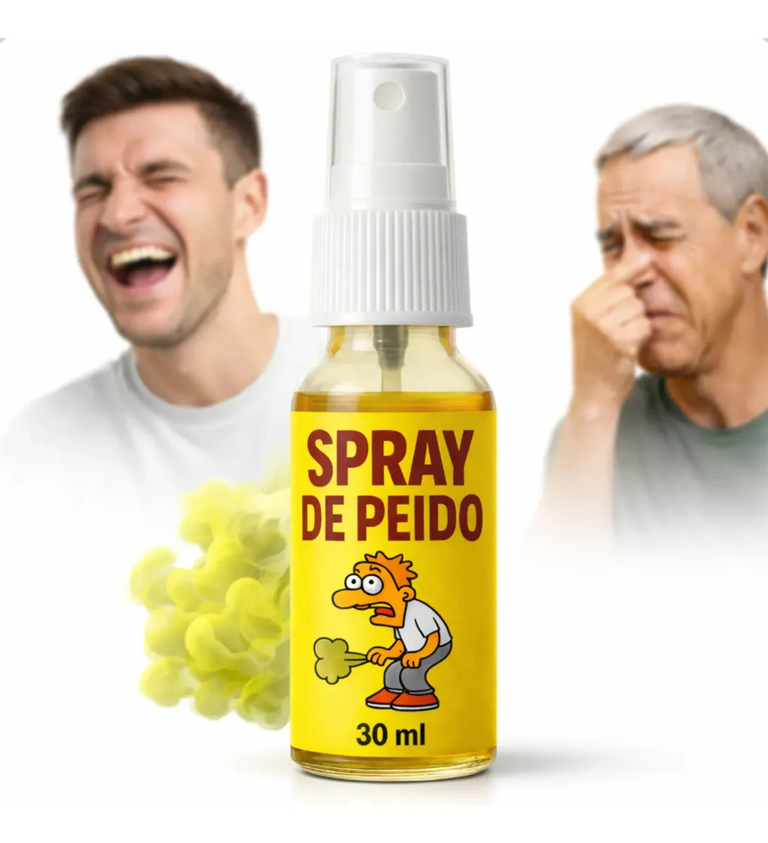 Spray De Peido Pum Fedorento Trolagem Pegadinha Brincadeira Perfume Fedido Amigo da Onça Shengke