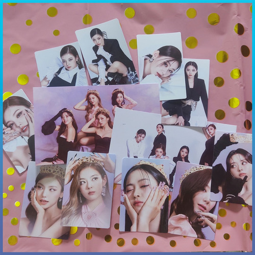Combo Itzy Checkmate Photocards + Postal K-pop 