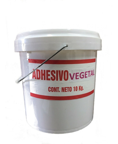 Adhesivo Cola Vegetal Para Vidrio 10kg