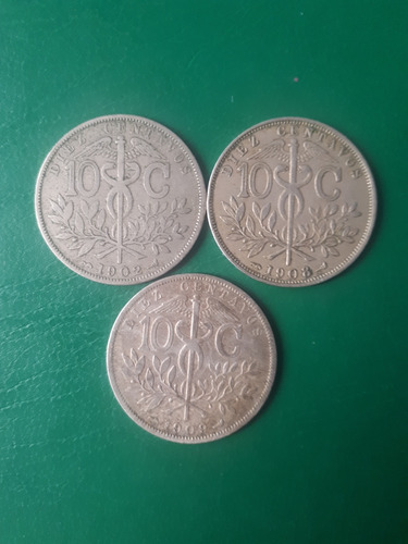 Bolivia 1902/08/09 10 Centavos 
