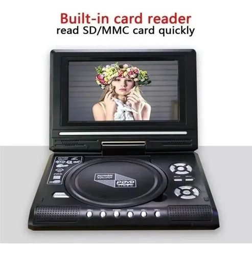 Novo B Yy Dvd Player Portátil Com Tela De 7,8 N Zcyy