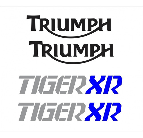 Kit De Adesivos Compatível Tiger 800xr 800 Xr Branca Tg022