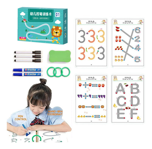 Conjunto De Livros Mágicos Reutilizáveis Para Crianças