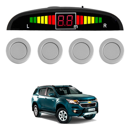 Sensor De Ré Estacionamento Prata Chevrolet Blazer 2019