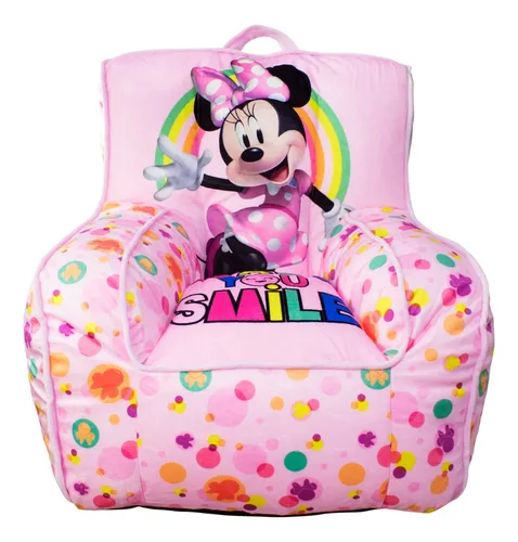 Puff Infantil Para Niños Disney Minnie Mouse