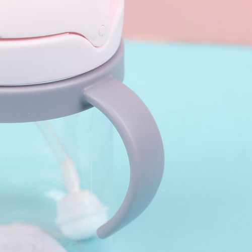 Imagen 4 de 8 de Vaso Con Sorbito Antiderrame Tragos Infantil Irrompible