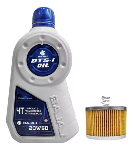 Kit Service Aceite Gulf Bajaj Rouser Ns 125 Motexo Gaona