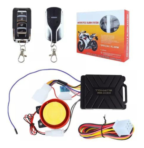 Alarme Moto Com Partida Remota Controle Sistema Antifurto