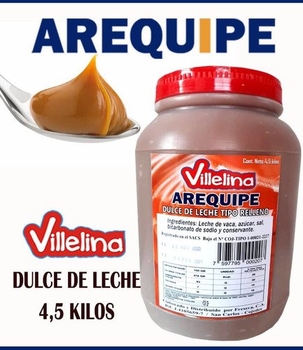 Imagen 1 de 3 de Arequipe Villelina.. Relleno-decoración. Somos Fabricantes