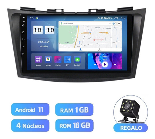 Estéreo 1+16g Para Suzuki Swift 2011-2015 Cámara Wifi Gps