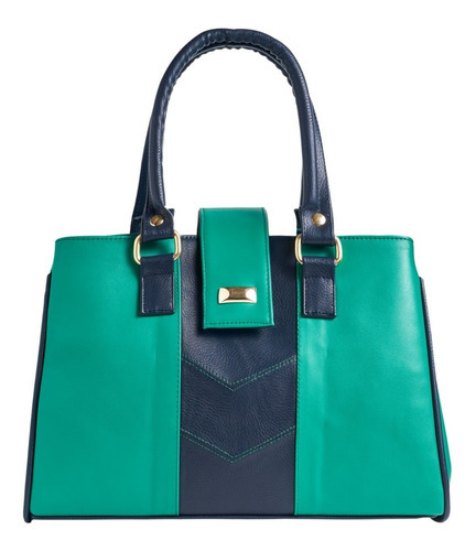Bolsa De Moda M 6026 Bolsos De Moda Elegantes Casuales Color Verde/Azul