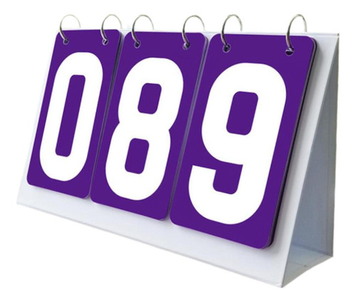 Marcador Deportivo Flip Number Score Board Para FĂștbol