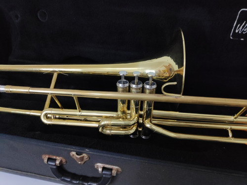 Trombone Sib Pistos Weril F670 Longo - Original Completo -
